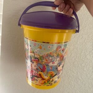 Japan Tokyo Disney Sea Resort Popcorn case bucket Mickey Donald Minnie